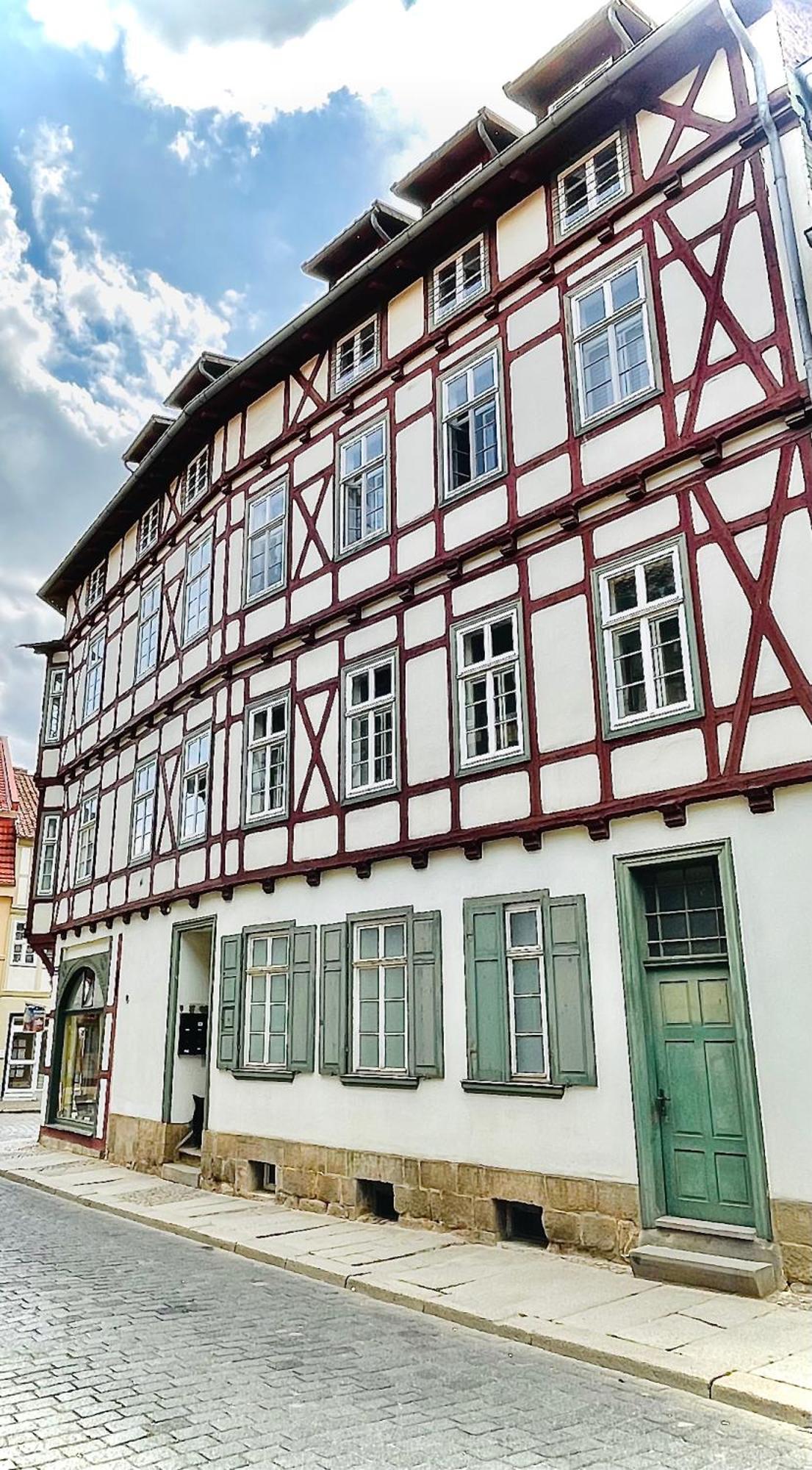 Fachwerktraeume - 35M² Weltkulturerbe Appartement Quedlinburg Buitenkant foto
