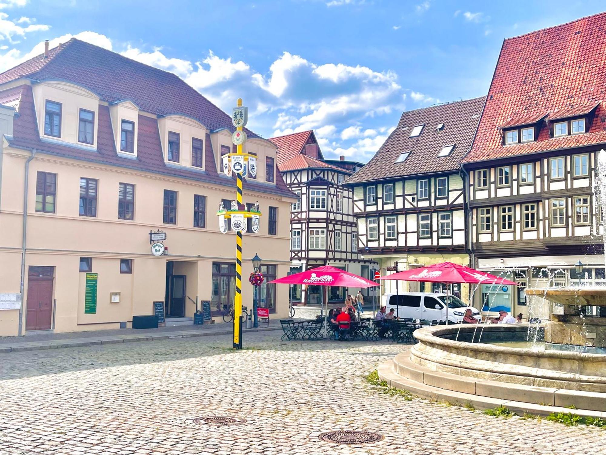 Fachwerktraeume - 35M² Weltkulturerbe Appartement Quedlinburg Buitenkant foto